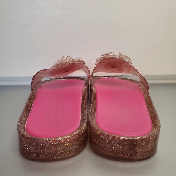 Kate Spade Splash Glitter Jelly Slides – Size 9 – Pink - Picture 10 of 11